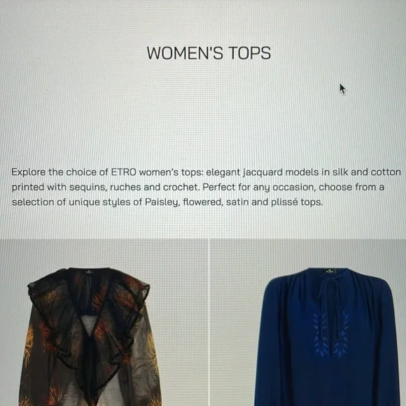 ETRO Milano Luxury Boutique Blouse Size 48 US 12 Dramatic Ruffle Collar Cuffs - Picture 13 of 16